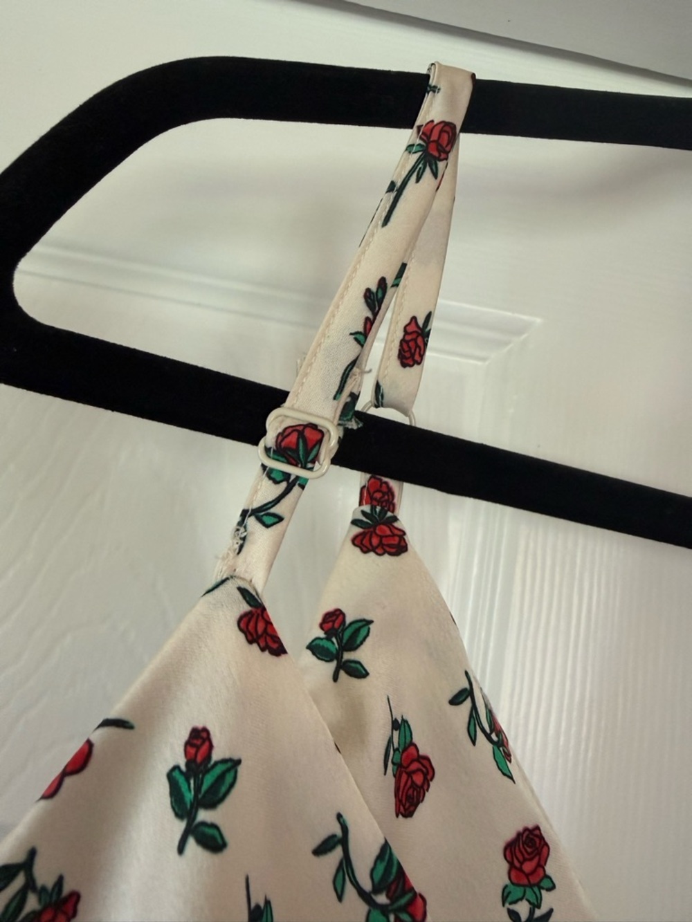 a new day Cream Slip Midi Dress with Red Rose Print - Picture 5 of 7